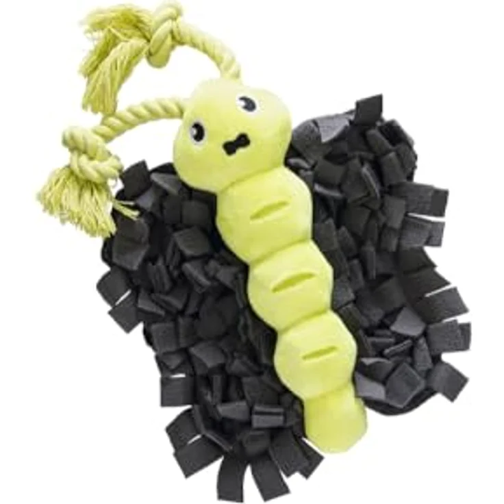 Beeztees Tierkuscheltier Beeztees Hide And Seek Schmetterling, Plüschtier mit Schnüffelmatte und 3 Verstecken, bunt – Bild 1