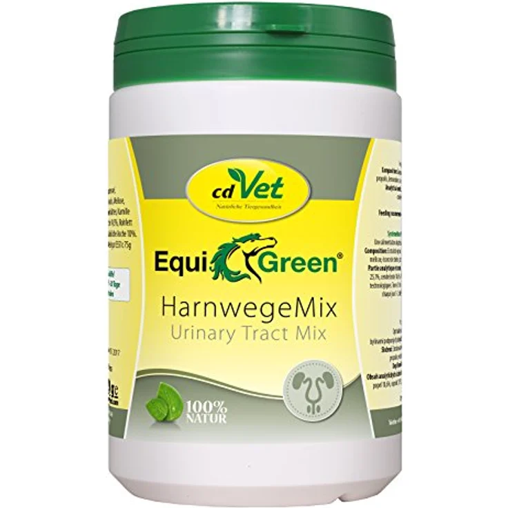 cdVet EquiGreen HarnwegeMix, 450g natürliche Unterstützung für die Harnwege von Pferden, mit Schachtelhalm und Propolis – Bild 1
