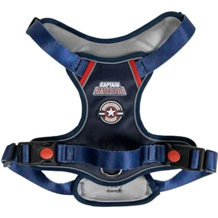 CERDÁ LIFE'S LITTLE MOMENTS Spiderman Hundegeschirr, verstellbar und bequem, robustes und atmungsaktives Material, Marvel Blue – Bild 1