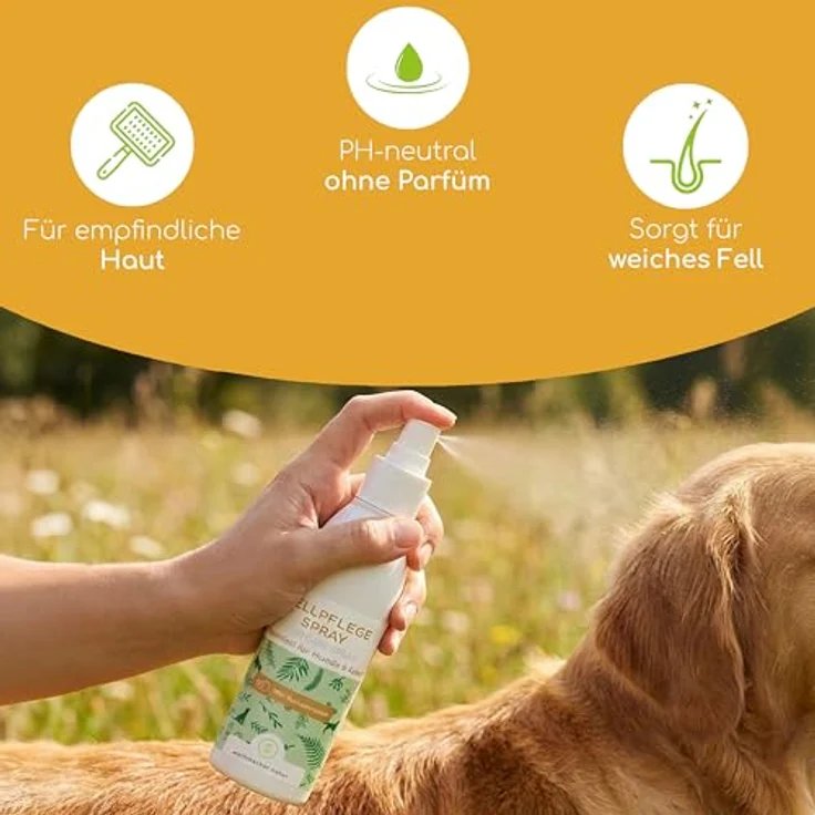 Wolfsbacher Entfilzungsspray für Hunde & Katzen, Natürliche Kämmhilfe mit Kokosduft, 200ml – Bild 2