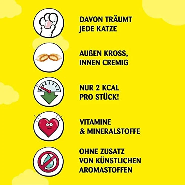 Dreamies Katzensnack Klassik, Sparpaket Lachs, 6 x 60 g, mit knuspriger Hülle und cremig-weichem Kern, ohne künstliche Aromastoffe – Bild 6