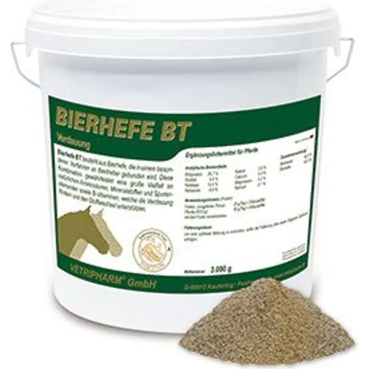 Equipower Bierhefe BT, 3 kg, reich an B-Vitaminen, unterstützt Verdauung und Stoffwechsel
