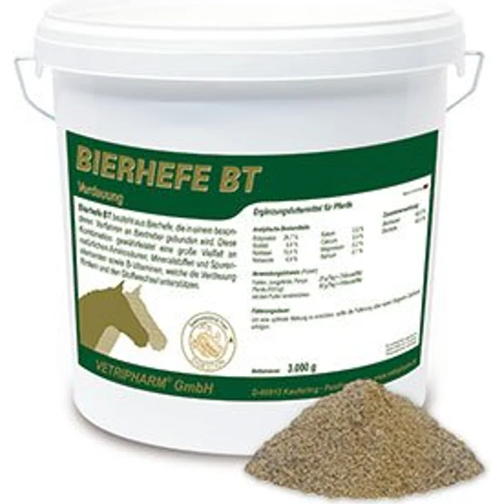 Equipower Bierhefe BT, 3 kg, reich an B-Vitaminen, unterstützt Verdauung und Stoffwechsel