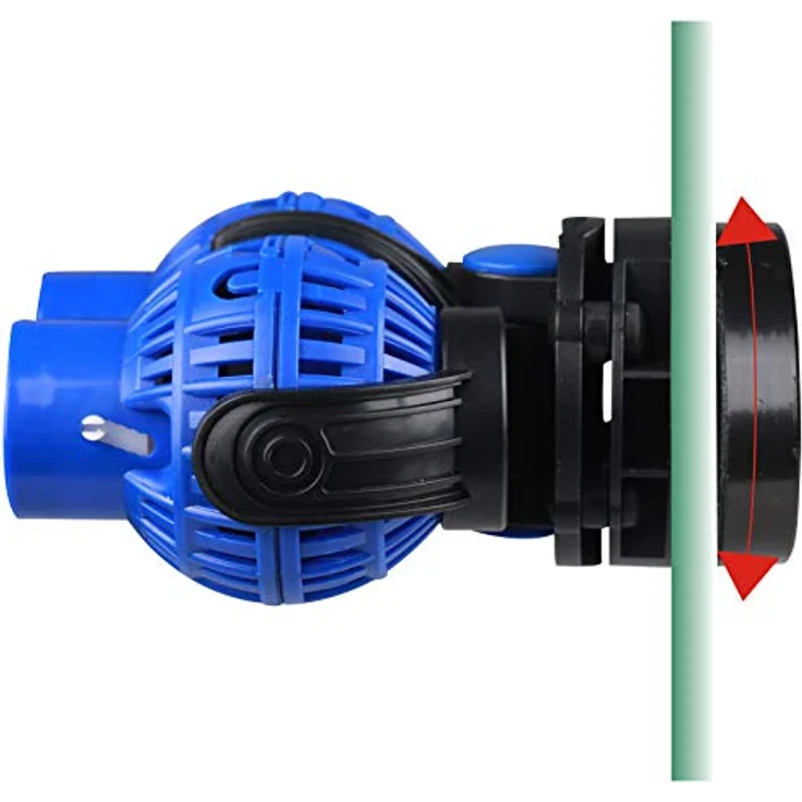 SunSun JVP-133 Strömungspumpe 10000 l/h, 16 W mit schwenkbarer Düse und Magnethalter, energieeffiziente Aquarienpumpe mit Durchflussregler – Bild 5