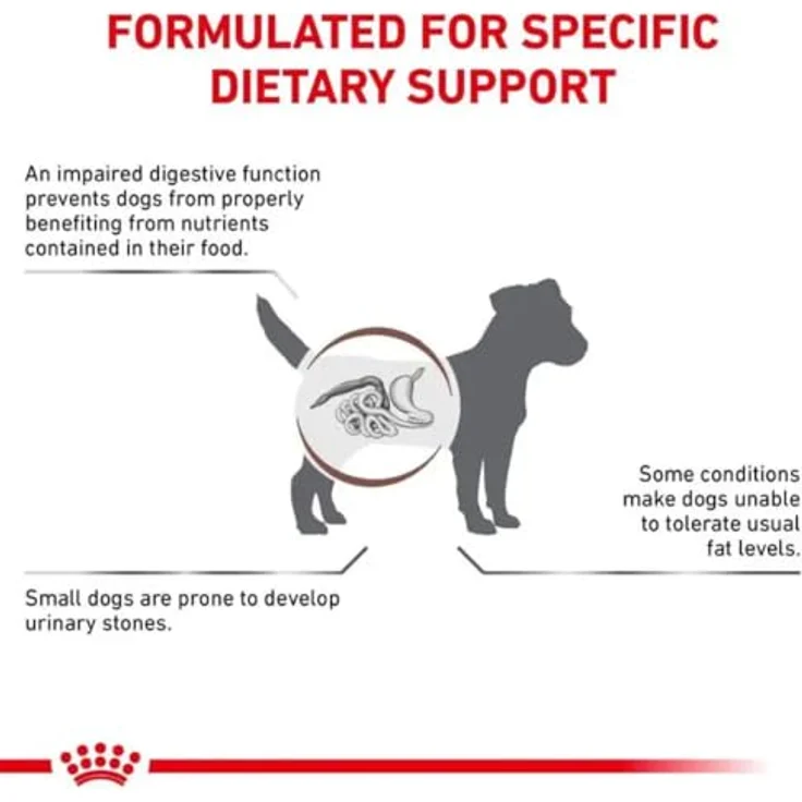 Royal Canin Veterinary Gastrointestinal Low Fat Small Dogs, 8 kg, fettarme Rezeptur zur Unterstützung der Verdauung für kleine Hunde – Bild 3