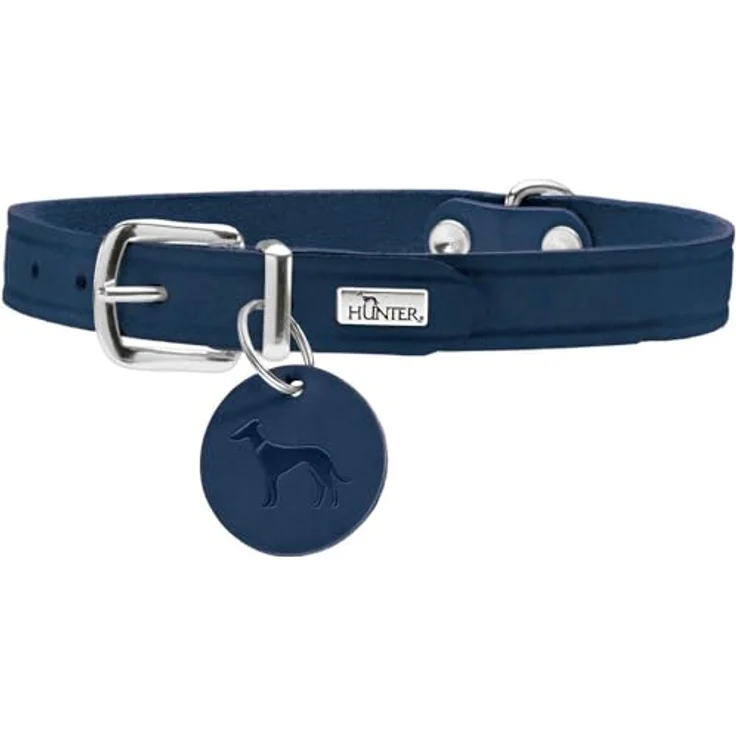 Hunter Hunde-Halsband Aalborg dunkelblau S – Bild 2