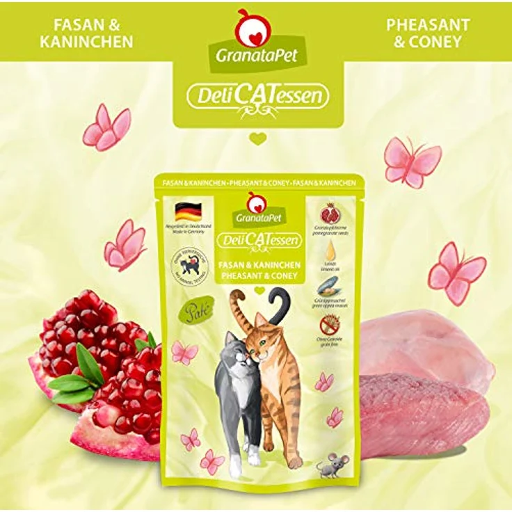 GranataPet DeliCatessen Multipack 3, Nassfutter für Katzen ohne Fisch, Alleinfuttermittel ohne Getreide, hoher Fleischanteil, 6 x 85 g – Bild 2