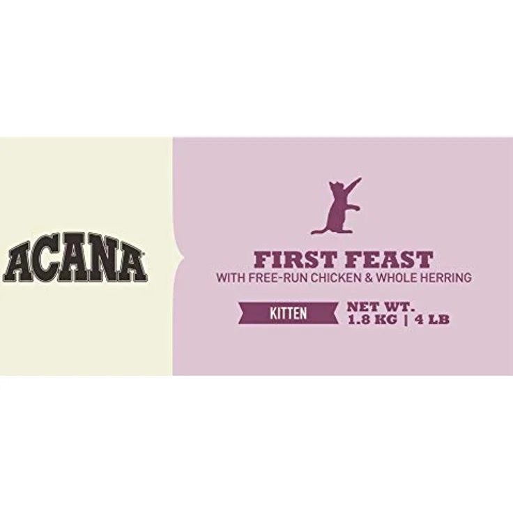 ACANA Cat First Feast, Katzen-Trockenfutter für Kitten mit Huhn und Hering, 1,8kg – Bild 4