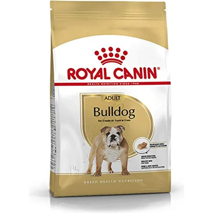Royal Canin Bulldog Adult, Hunde-Trockenfutter für ausgewachsene Bulldogs, 12 kg – Bild 1