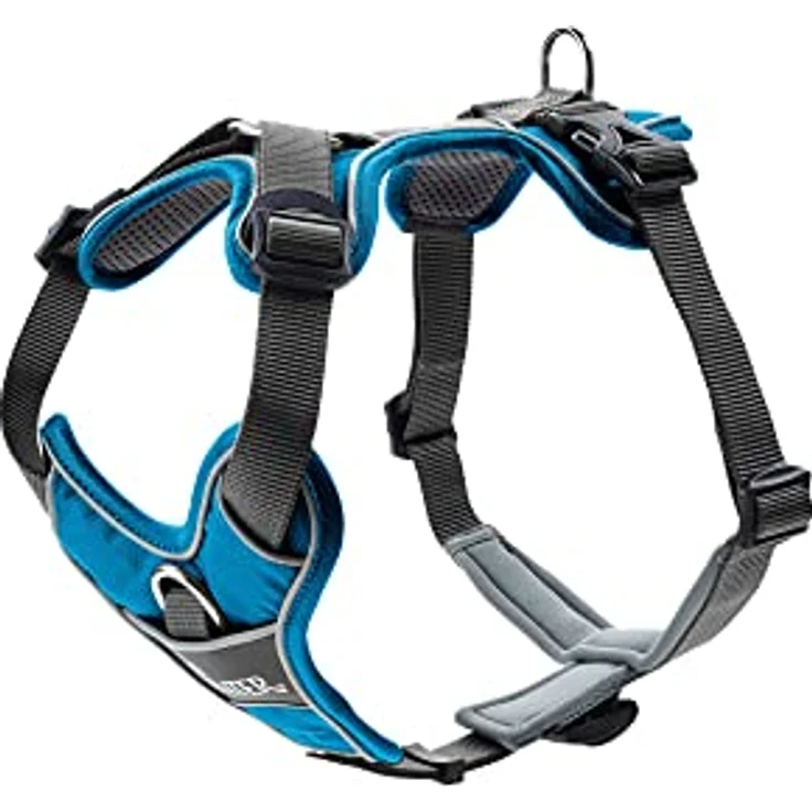 Hunter Hunde-Geschirr Divo hellblau-grau XS – Bild 2