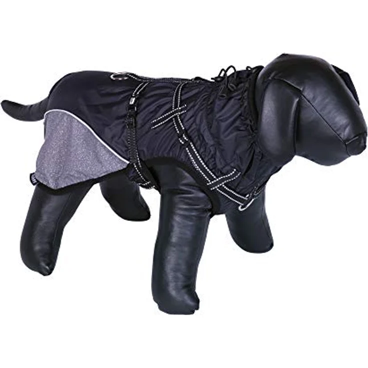 Hundemantel"AKAM"mitGeschirrschwarz55cm – Bild 2