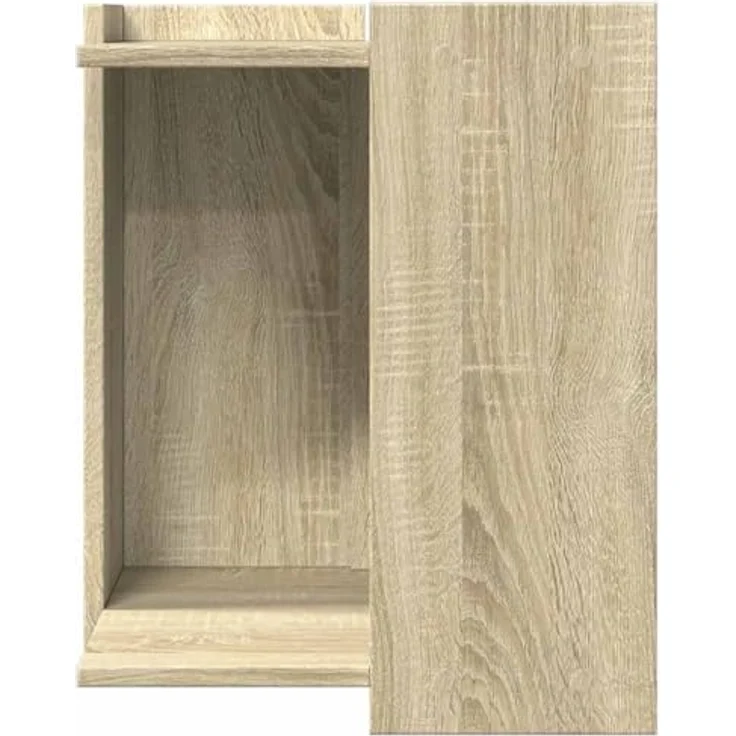 vidaXL Katzentoilette, Katzenklo Sonoma Eiche 42x42x51 cm Holzwerkstoff in Sonoma-Eiche, Platzsparendes Design, Vielseitig einsetzbar – Bild 6