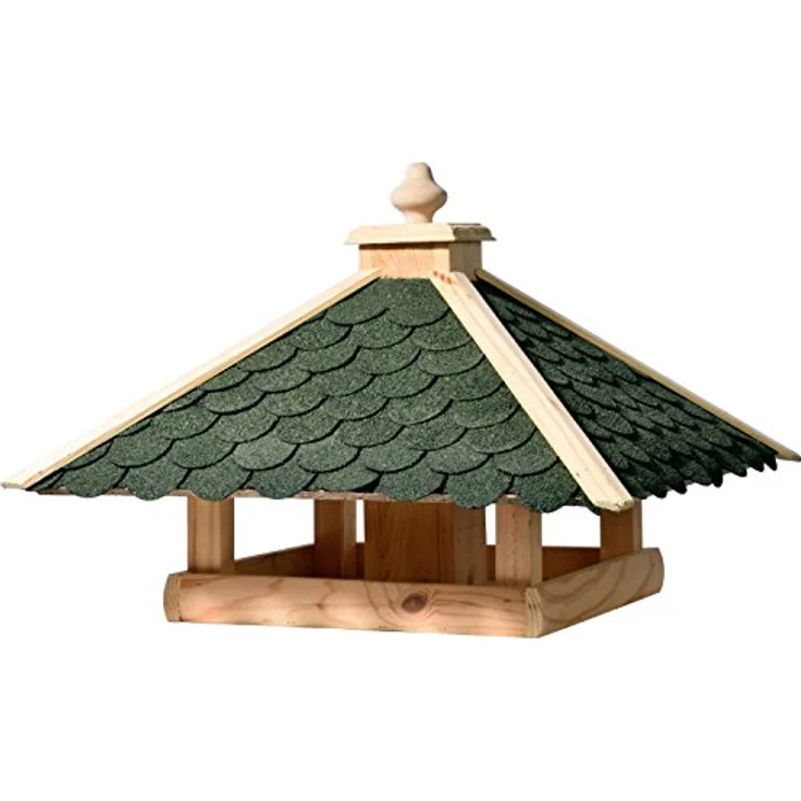 dobar 98540FSCe Klassisches Vogelhaus aus Holz, groß XL, 54 x 54 x 38 cm – Bild 2