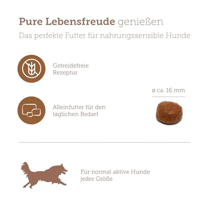 MERA Hundetrockenfutter, Rind und Kartoffel, getreidefrei für sensible Hunde, 12.5 kg (1er Pack) – Bild 3