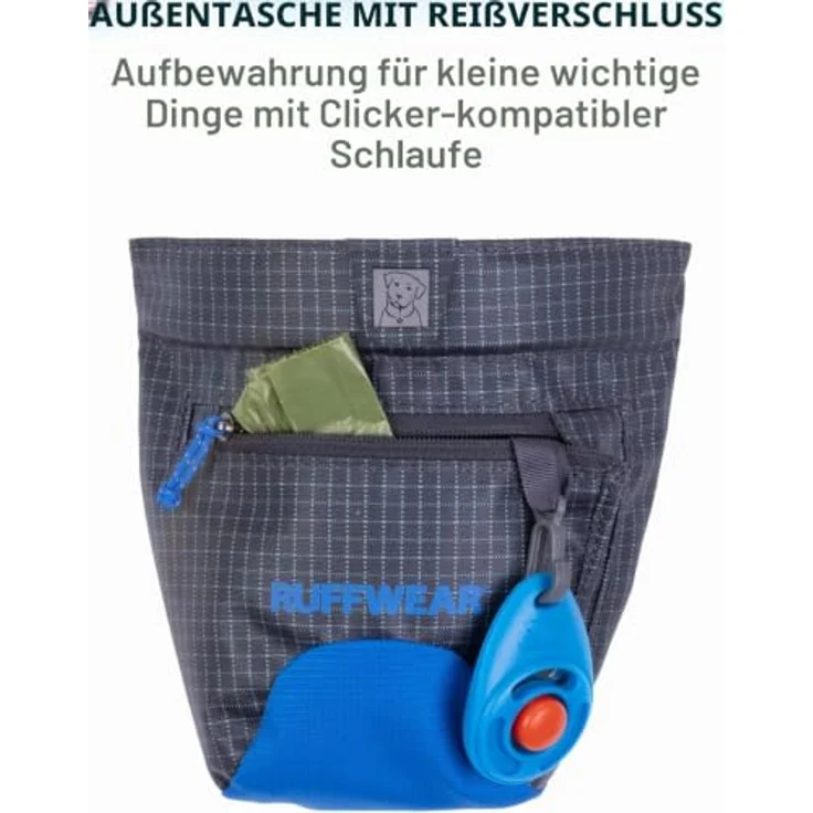 Ruffwear Treat Trader, Leckerlibeutel mit Magnetverschluss und verstellbarem Gurt, River Rock Green – Bild 4