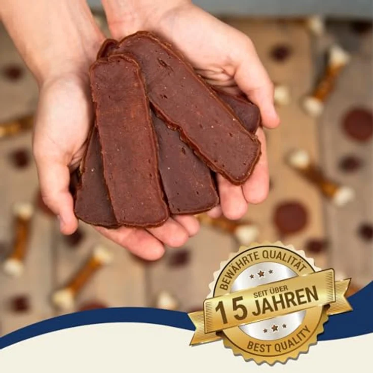 Lyra Pet® Entenmedaillons 1 kg, fettarmer Kausnack für Hunde, proteinreiche Belohnung, weich und gut verträglich – Bild 4