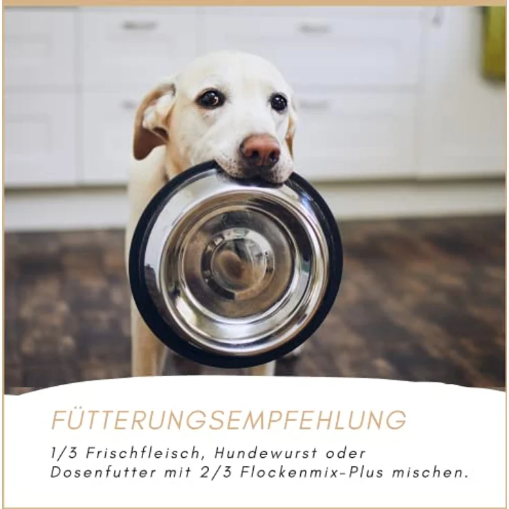 Supravit Flockenmix Plus für Hunde, 5kg schmackhafte Flockenmischung als Ergänzung zur Fleischfütterung, mit Trockengemüse und Vitaminen, hergestellt in Deutschland – Bild 3