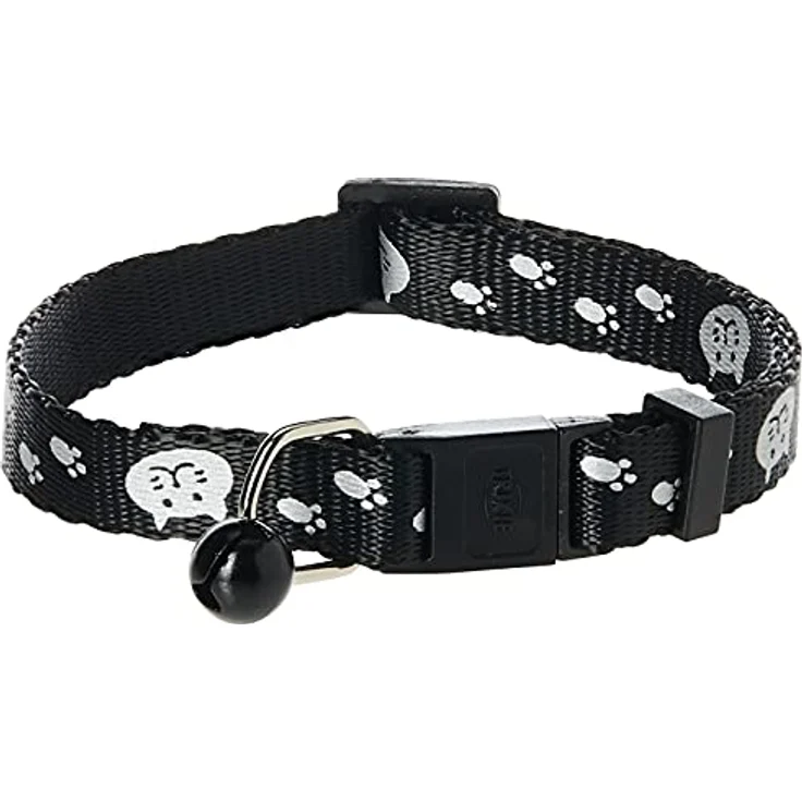 TRIXIE Katzen-Halsband Junior Halsband, reflektierendes Motivband, Nylon, diverse Farben – Bild 2