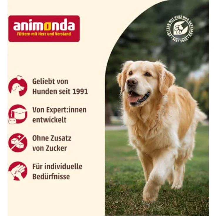 animonda GranCarno Meat Chunks Adult, Huhn pur, fleischige Hundesnacks ohne Getreide, 80g – Bild 6