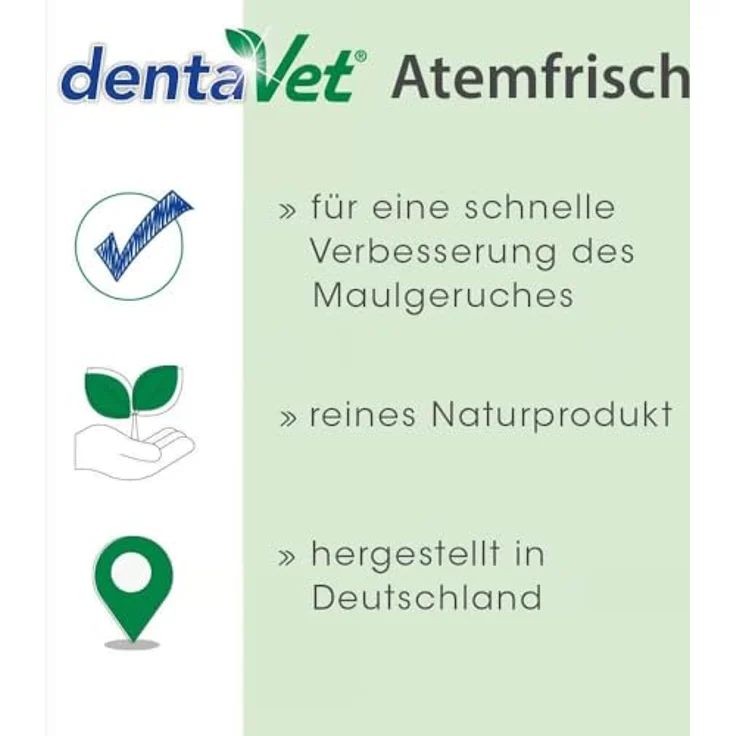 cdVet dentaVet Atemfrisch, Hundefutter-Pulver mit Chlorophyll zur Geruchsbindung, 100 g – Bild 4