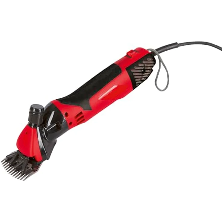 Kerbl Tierhaarentferner Schafschermaschine "FarmClipper" Rot 18261, 350 Watt und 2400 U/min, stufenlos einstellbare Geschwindigkeit, rutschfester Griff – Bild 2