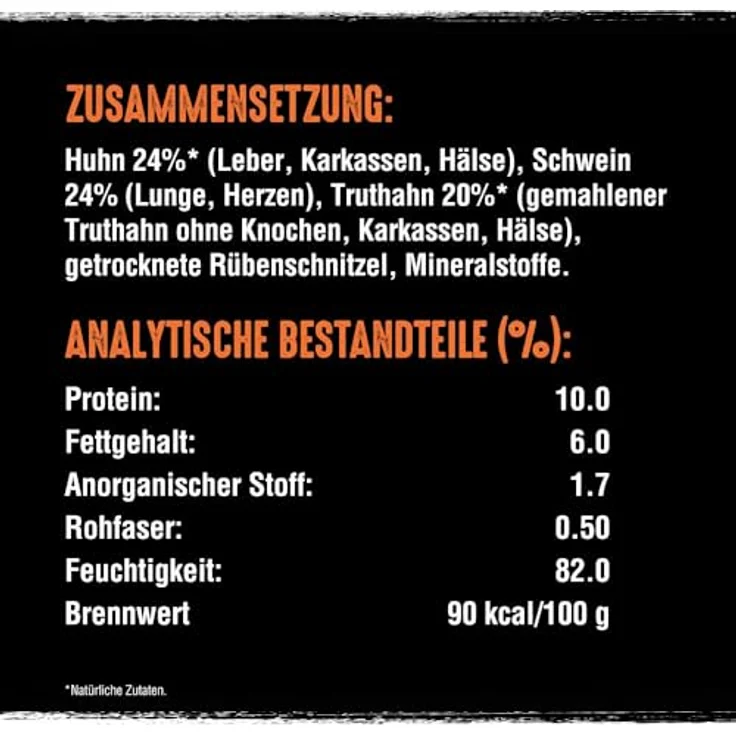 Crave Sparpaket Adult Hundefutter, 24 x 400 g - Huhn und Truthahn, getreidefrei, hoher Proteingehalt, ohne Zucker und Farb- und Konservierungsstoffe – Bild 5