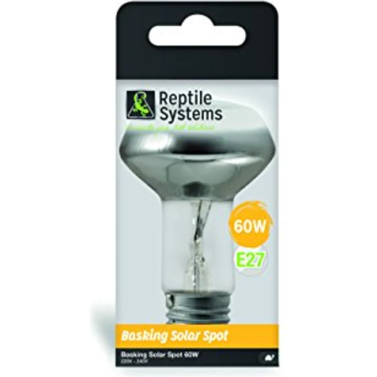 Reptile Systems Aquarium Systems 117009 Basking Spotlight, 60W E27, naturnahe Wärmeregulation, warme Farbwiedergabe – Bild 1