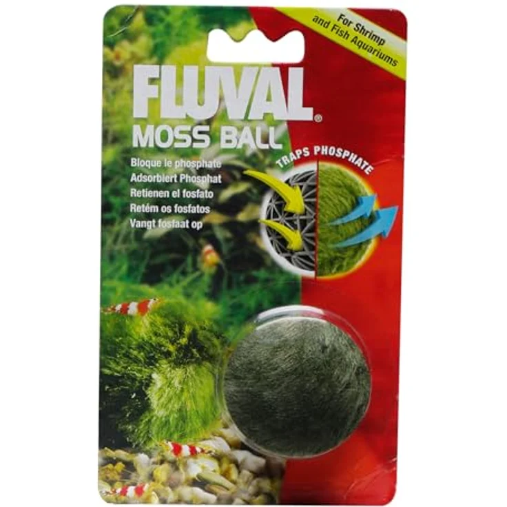 Fluval Moos Ball, Algen- & Geruchskontrolle für Aquarien 30L bis 60L – Bild 1