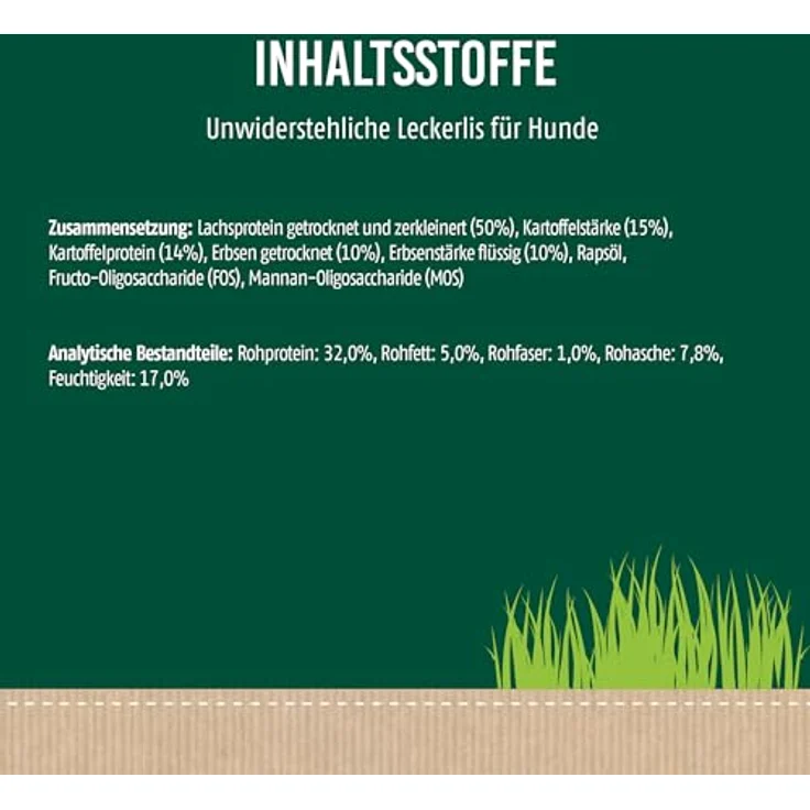 Christopherus Snacks Soft-Im-Biss mit Lachs, hypoallergenes Leckerli für Hunde, 125 g, getreidefrei und GMO-frei – Bild 4