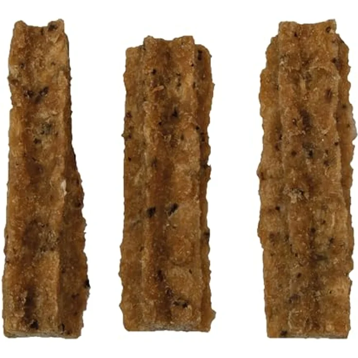 Schecker Fischfinger Lachs, Hundesnack aus 99% Fisch und 1% Meeresalgen, 100g – Bild 2
