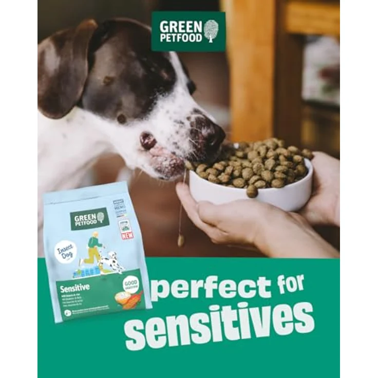 Green Petfood Sensitive Insects und Rice, Trockenfutter für sensible Hunde mit leicht verdaulichem Insektenprotein, 900 g – Bild 6
