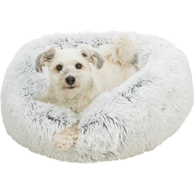 TRIXIE Tierbett Bett Harvey weiß-schwarz für Hunde, waschbarer Bezug, Handwäsche-Inlett – Bild 2