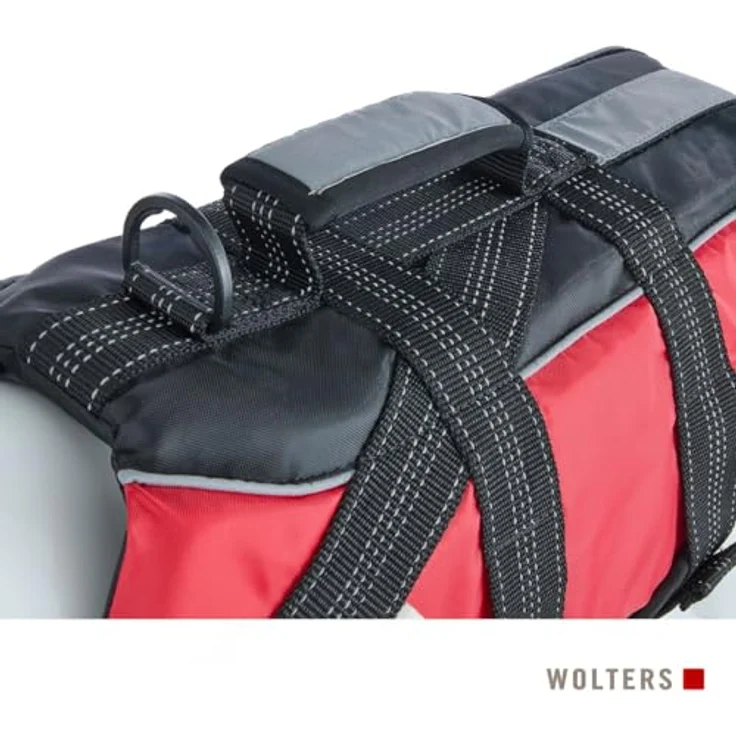 Wolters watchout Schwimmweste für Hunde, Größe M, mit optimalem Auftrieb und robustem, reflektierendem Material – Bild 3
