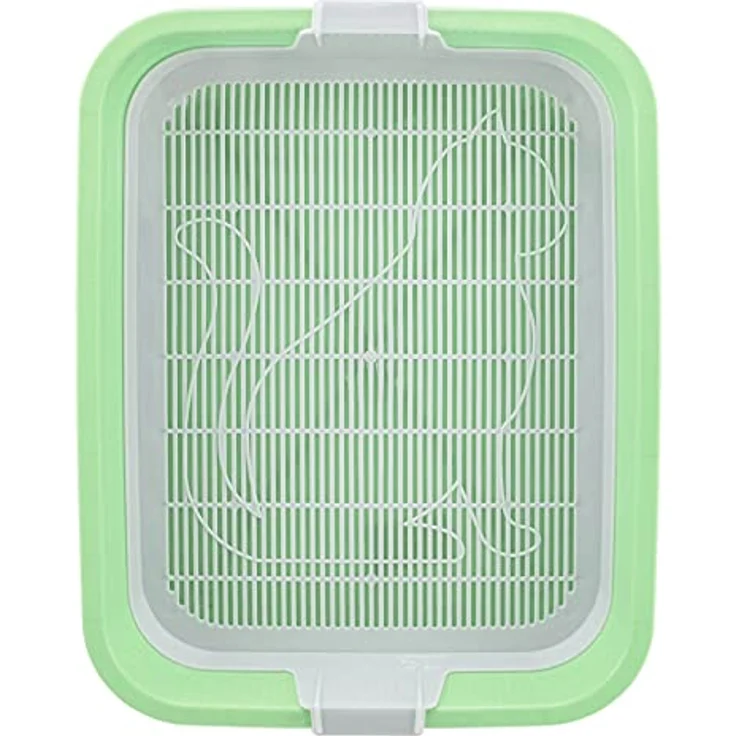4BIG.fun Katzentoilette Katzentoilette Kleintiere Katzenklo Kätzchen, Kätzchentoilette - Ideal für Kätzchen, Kaninchen und Meerschweinchen, abnehmbares Reinigungssieb, hochwertiger Kunststoff, ohne scharfe Kanten, in verschiedenen Farben erhältlich. – Bild 4
