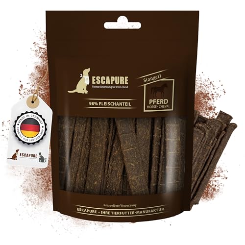Escapure Stangerl 150g, bayerischer Hundefutter-Leckerbissen aus Pferd