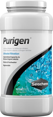 Seachem Purigen Wasserfilter, 500 ml, effektive Wasseraufbereitung für Meer- und Süßwasser, minimaler Einfluss auf Spurenelemente