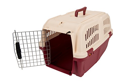 Aimé Transportkorb Skudo Iata 2, Hunde-Transportbox mit optimaler Belüftung und sicherem Verschluss, 35 x 36 x 55 cm