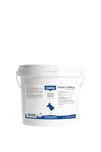Canina Biotin Forte Tabletten, 2 kg für gesundes Fell, starke Krallen und optimale Hautpflege