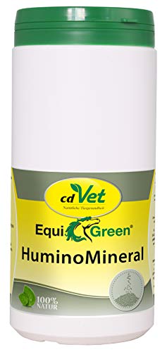 cdVet EquiGreen HuminoMineral 1kg - Natürliches Mineralfutter für Pferde mit HuminoMin-Komplex zur Regulation des Säure-Basenhaushaltes