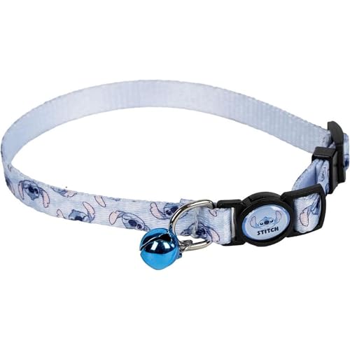 CERDÁ LIFE'S LITTLE MOMENTS Stitch Tu:T.Unica Katzenhalsband, hochwertiges Design für Katzen, schwarz