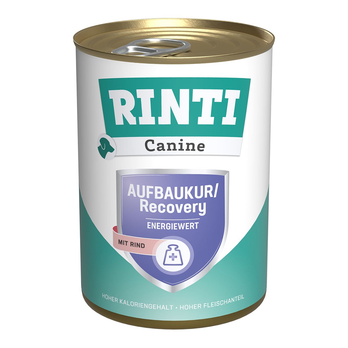 Rinti Canine Aufbaukur/Recovery Rind, Nassfutter zur Rekonvaleszenz für Hunde, 6x400g