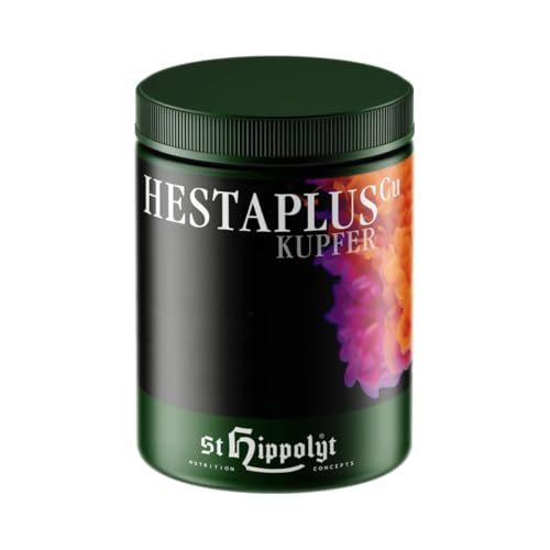 St. Hippolyt Hesta Plus Kupfer, 1 kg Ergänzungsfuttermittel für Pferde, getreidefrei, Unterstützung bei Nährstoffmangel