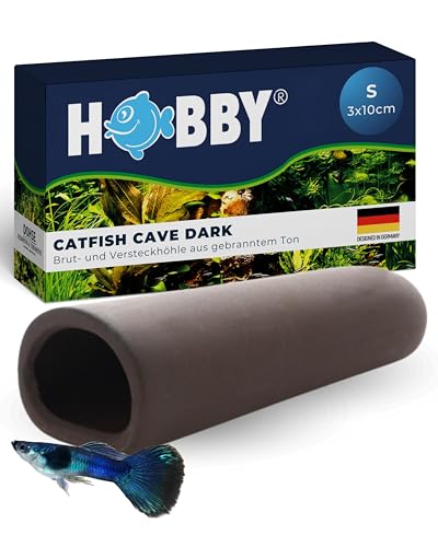 HOBBY Aquariendeko Catfish Cave S, 3,5x10 cm, dunkelbraun