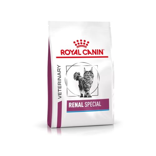 Royal Canin Veterinary Renal Special Feline, 2 kg Diät-Alleinfuttermittel für Katzen zur Unterstützung der Nierenfunktion bei Oxalsteinbildung, niedriger Phosphorgehalt