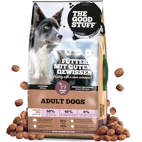 The Goodstuff Adult Pferd, Hunde-Trockenfutter mit hohem Fleischanteil, 12,5kg