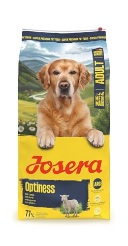 Josera Medi/Maxi Adult Optiness, Hundefutter für ausgewachsene, normal aktive Hunde, 12,5 kg