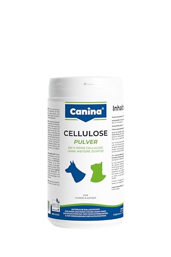Canina Cellulose Pulver 400g, natürlicher Ballaststoff für gesunden Magen-Darm-Trakt und Gewichtsreduktion