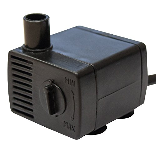 JAD SP-600 Mini-Aquarium-Pumpe 150l/h, 6W, max. 70cm Förderhöhe, 1,9m Kabel, geeignet für Süß- und Salzwasser, geräuscharm, inkl. Vorfilterkammer