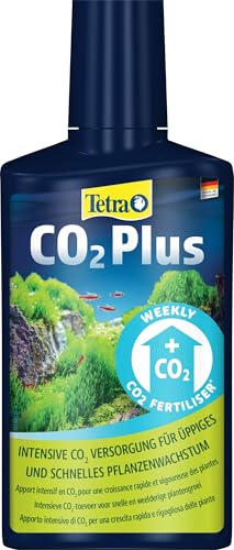 Tetra CO2 Plus flüssiger Kohlenstoff-Dünger für Aquarienpflanzen, 250 ml Flasche mit biologischer CO2-Freisetzung bis zu einer Woche