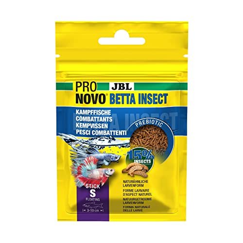 JBL PRONOVO BETTA INSECT STICK, Futter-Sticks für Kampffische 3-10 cm, prebiotisch, 20 ml